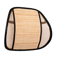 Bamboo Backrest Cushion Lumbar Support Summer Breathable Sheets Car Pillows Driving Seat Office Chair Waist Support Ergonomic