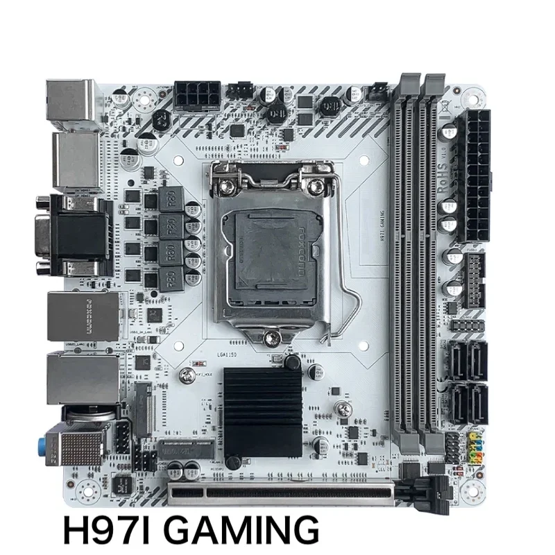 For JGINYUE H97I GAMING Desktop Motherboard LGA 1150 DDR3 MINI-ITX Mainboard 100% Tested OK Fully Work Free Shipping