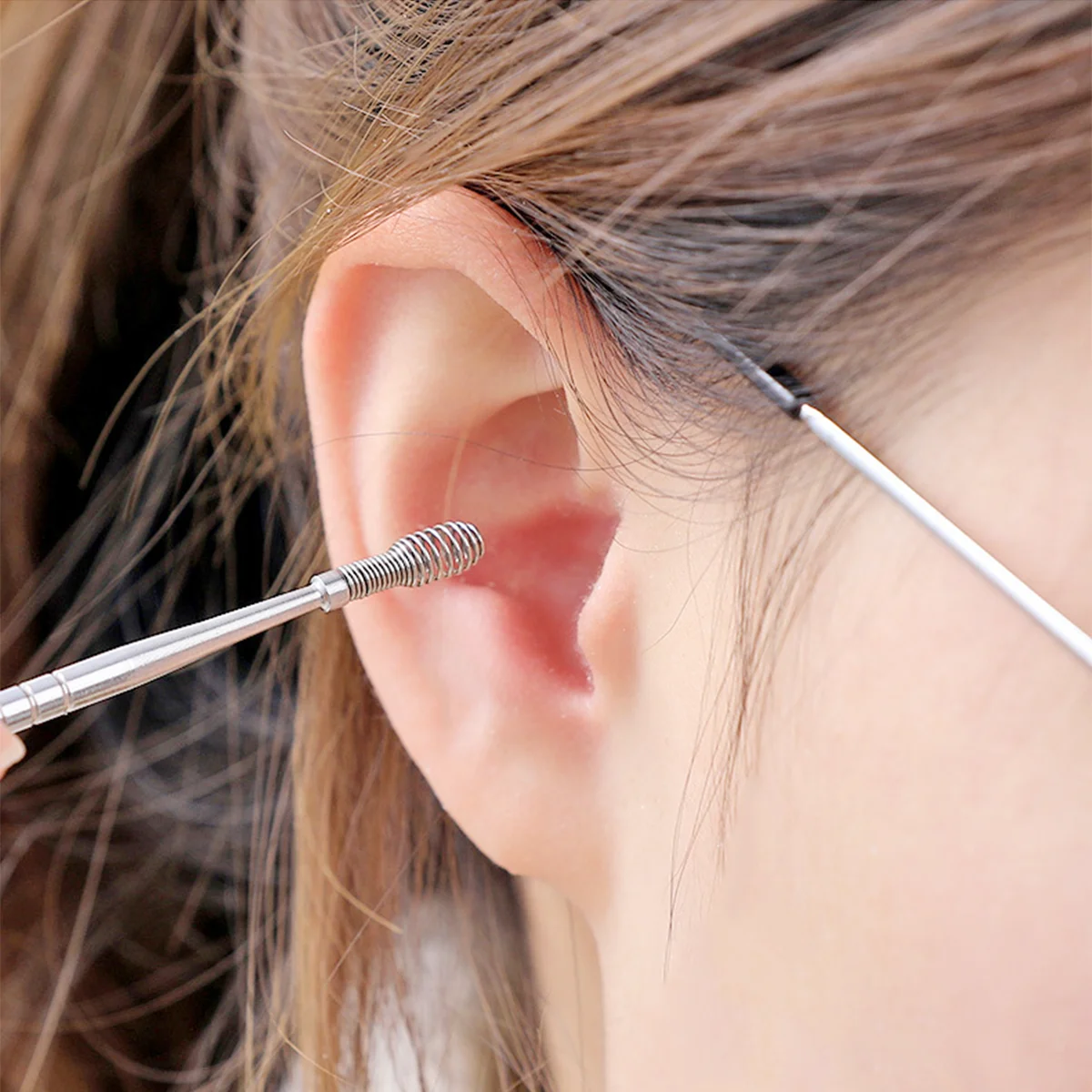 مجموعة 11 قطعة من ماكينة قص الأظافر المصنوعة من الفولاذ المقاوم للصدأ وقطع الأذن، مع ماكينة قص الأظافر ومجموعة إصلاح القدم #6