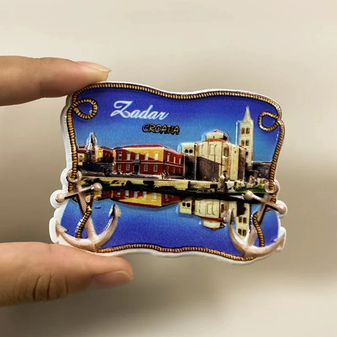 أوروبا كرواتيا دوبروفنيك سبليت زغرب مغناطيس الثلاجة، مغناطيس الثلاجة مواد الديكور هدايا الحرف اليدوية