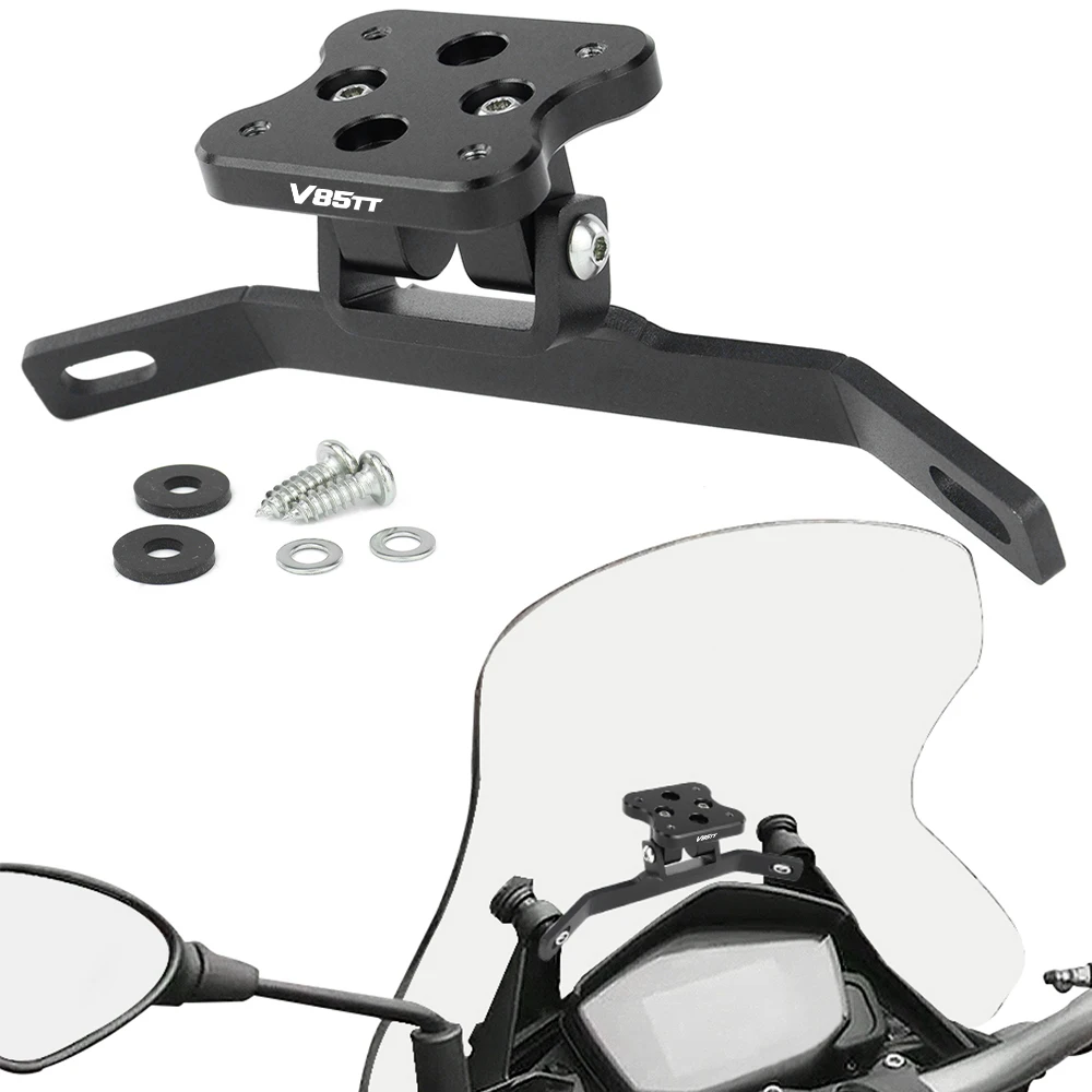 

Motorcycle GPS Mount Navigation Plate Bracket For Moto Guzzi V85TT 2019 2020 2021 2022 2023 2024 Windshield Phone Stand Holder
