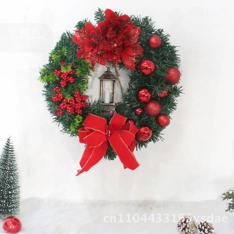 Puntelli per la disposizione della scena della finestra di Natale Ghirlanda di Gesù Porta da appendere Decorazione in plastica in stile europeo per Amazon