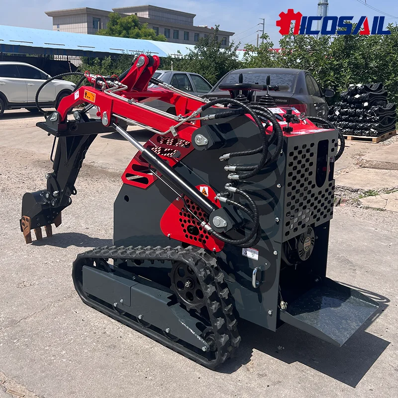 الصين جرافة انزلاقية التوجيه كوبوتا آلات تحريك الأرض عجلة جرافة انزلاقية جديدة جرافة انزلاقية التوجيه #4