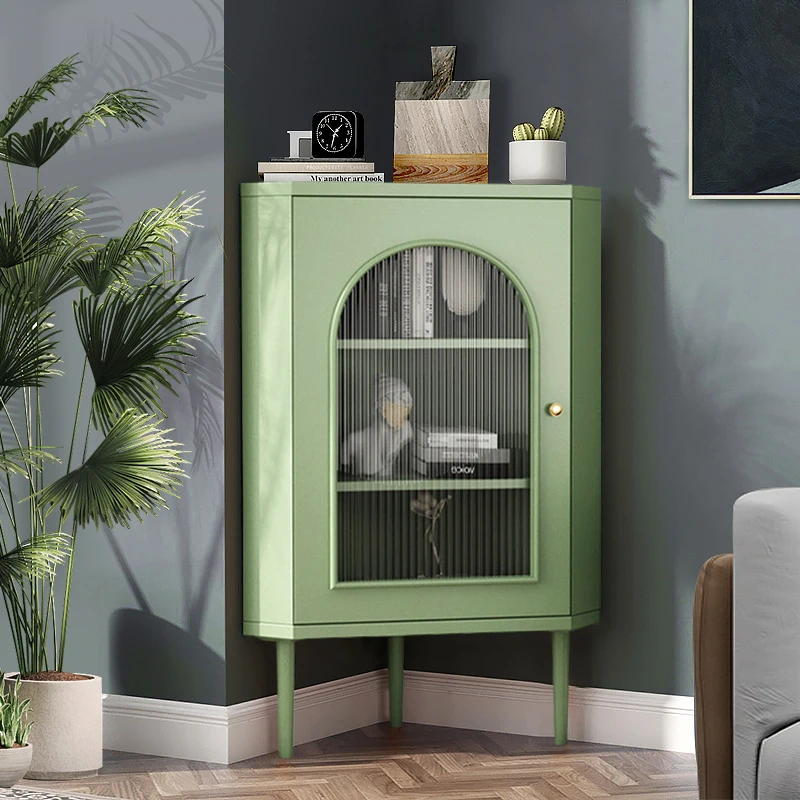 Light luxury, simple modern corner cabinet, multi-color options, living room, bedroom corner cabinet, storage rack