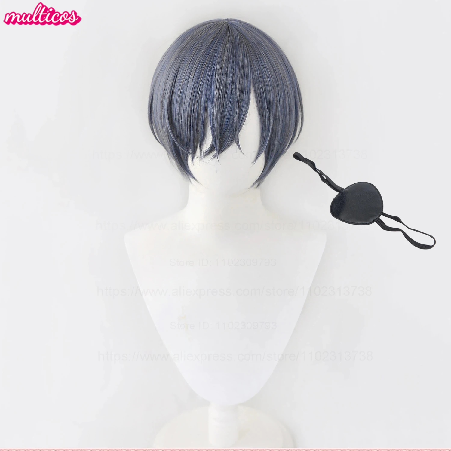Variant: Wig and Eyepatch