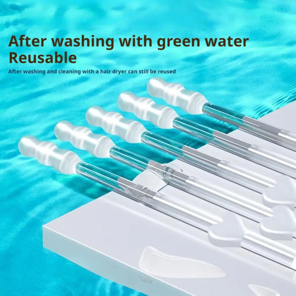 24 قطعة/صندوق سيليكون الأذن الشمع مزيل المتاح لاصق الأذن يختار لزجة Earpicks S/L قابلة لإعادة الاستخدام الأذن الأنظف للأطفال والكبار #5