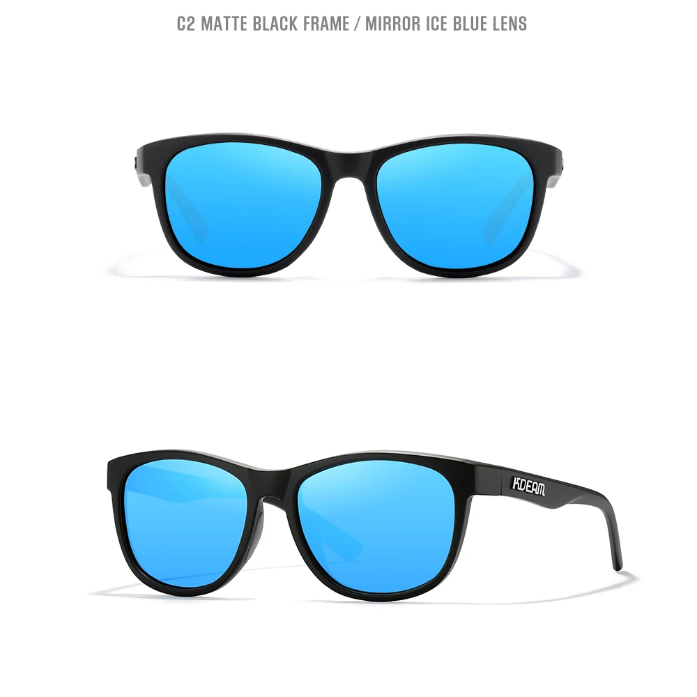 KDEAM Reduzieren Die Hellsten Licht POLARISIERTE Sonnenbrille Frauen Gesättigt Beschichtung Sonnenbrille Platz 58mm Medium Größe Shades Für Männer – Detail 11