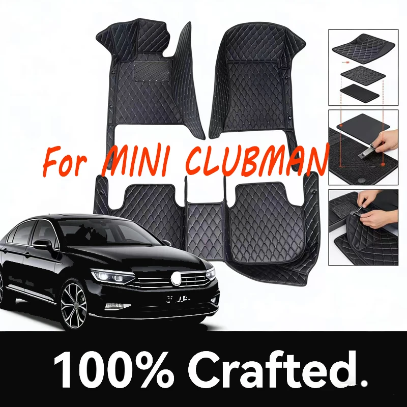 

Автомобильные коврики на заказ для MINI CLUBMAN F54 4-дверный 2016-2022 годов выпуска, аксессуары для интерьера автомобиля