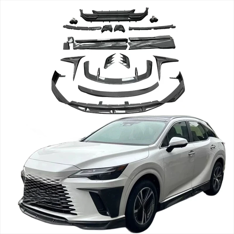 Carbon Fiber Body Kit Rx300 2023+ Front Lip Side Skirt Rear Diffuser Tailpipe Rear Spoiler