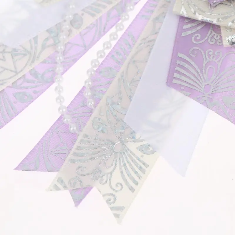 1 Stück DIY handgefertigter Lolita-Schmuck, Geschenk, Itabag-Dekor, Accessoires, doppellagiger Schleifenanhänger für Taschen, für Freunde, Anime-Peripherie – Detail 9