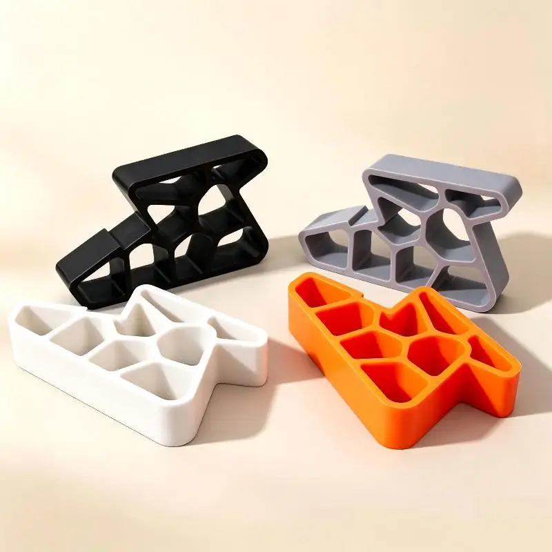 [J] 3Pcs Heavy Duty Door Stopper Non-Slip Balcony Window Door Wedge For Home Office Bathroom Kitchen Track Lock Anti-Slam view 4
