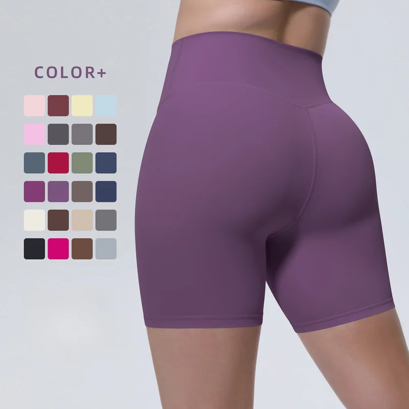 New thin, cool-touch, skin-friendly, breathable, tight-fitting, solid-color yoga pants for sports, running, fitness, and yoga, t