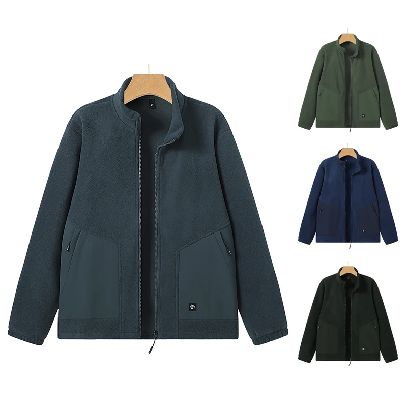 

Мужской модный воротник-стойка Fce Jaet, теплый сли, осень-зима, длинное волокно из полиэстера, подходит для городского сле