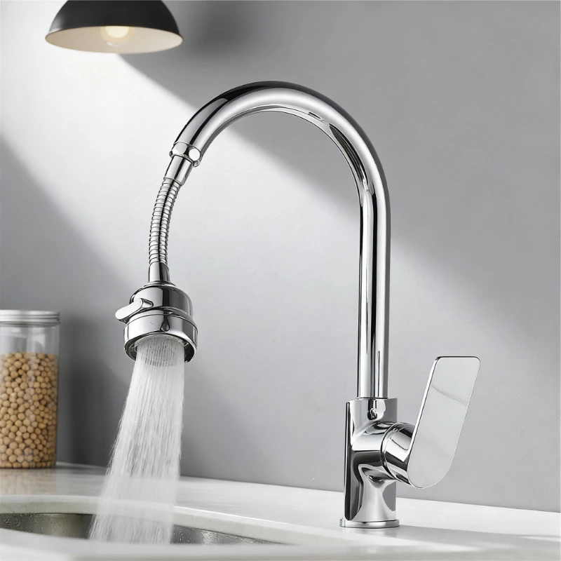 

Поворотный на 360 градусов аэратор для кухонного крана, регулируемый двухрежимный распылитель, фильтр, диффузор, экономия воды, насадка, разъем для крана