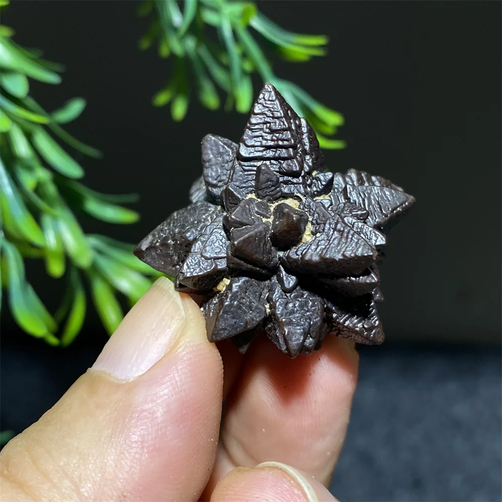 Crystal Natural Hematite Egypt Prophecy Stone Quartz Gemstones Geode Garden Minerals Specimen Wicca Spiritual Home Decoration
