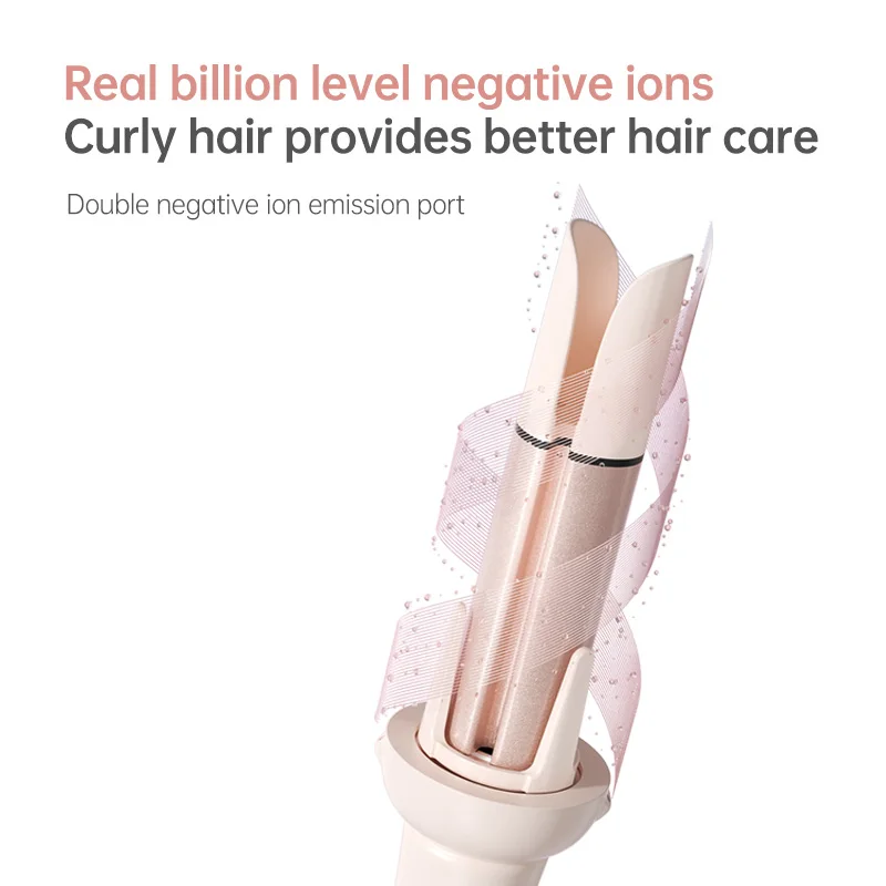 مكواة تجعيد الشعر الأوتوماتيكية بالأيونات السالبة من السيراميك - بيرم مموج كبير 40 مم للاستخدام المنزلي، عصا تجعيد كهربائية لشخص كسول #3