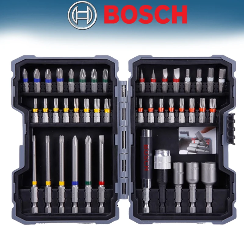 

Bosch 2607017702 43Pcs Electric Screwdriver Bit Power Drill Tool Screwdriver Head Set for Bosch GO PH1 PH2 PZ1 PZ2 Extension DIY