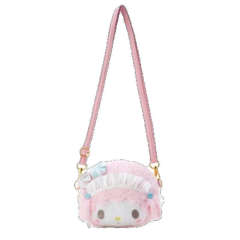 sanrio kuromi My Piano Cartoon Melody Small Wool Cashmere Children\'s Messenger Bag Cute Cosmetic Bag Coin Purse Headband