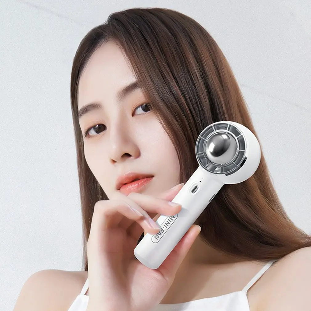 Летний портативный мини-вентилятор с турбонаддувом, высокоскоростной вентилятор, регулируемые настольные вентиляторы с 3 скоростями, USB Перезаряжаемый охладитель воздуха Fan