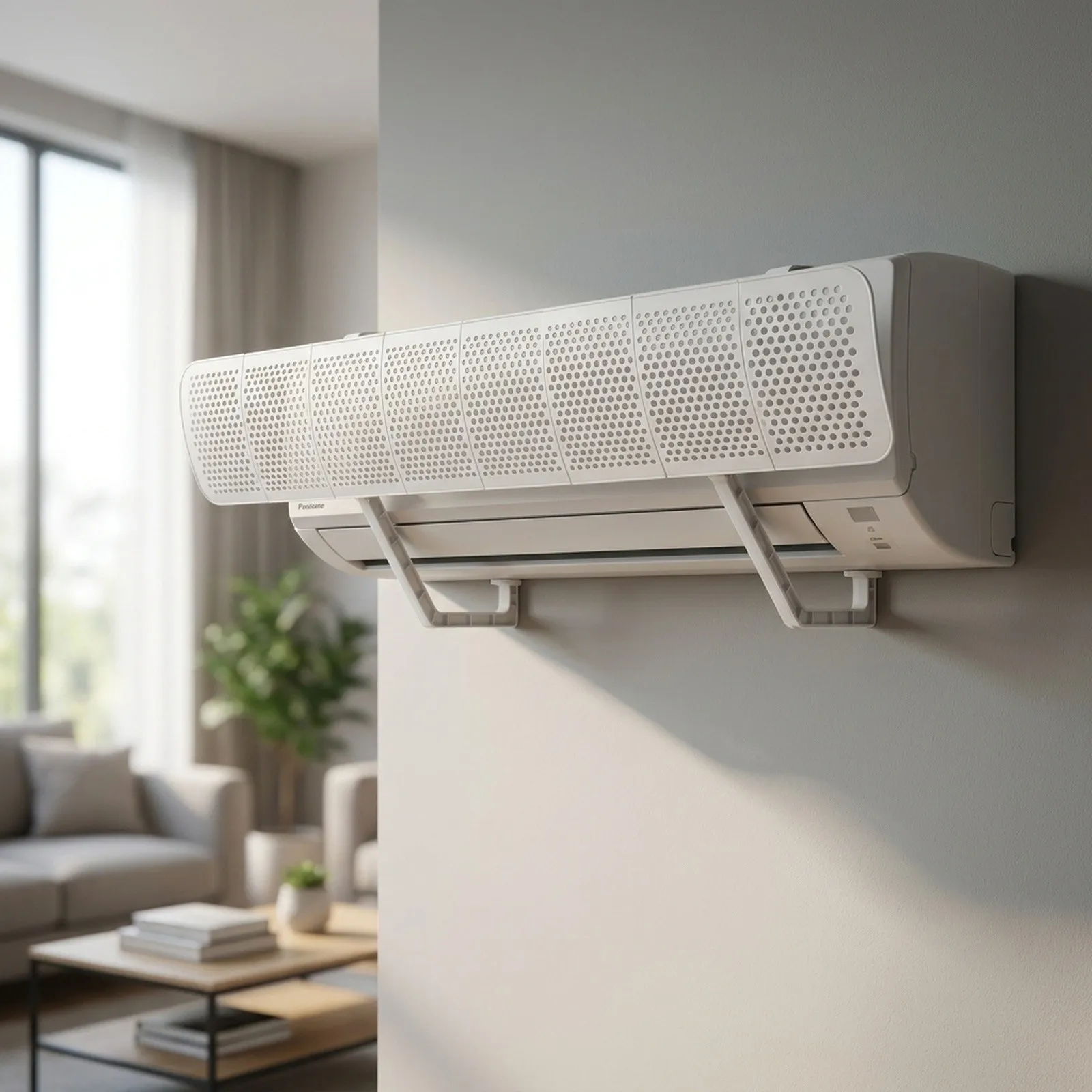 Adjustable 8-For Air Conditioner Wind Deflector for Wall-Mounted Units Outlet Baffle to Prevent Direct Cold Air Blowing