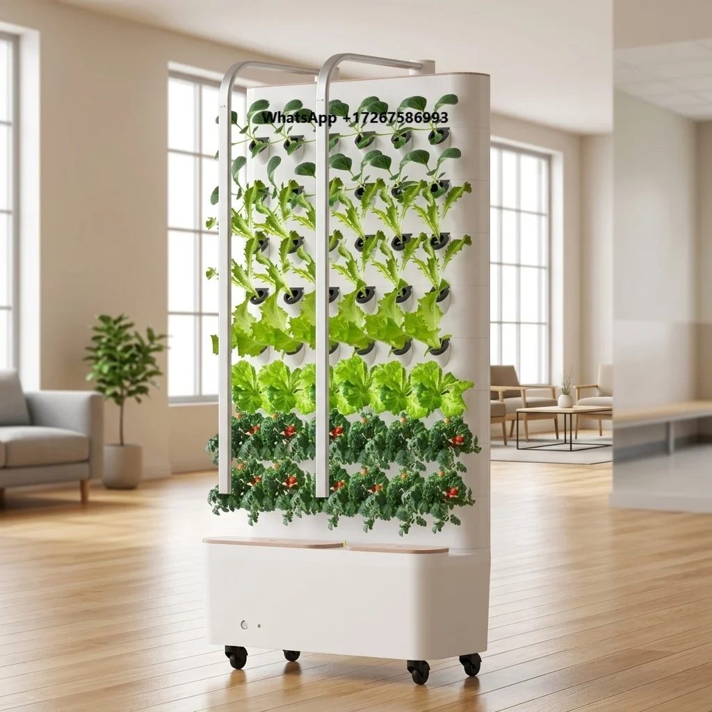 2026 First Release Smart Vertical Cultivation System Home Hydroponic Gardening Nutrient Solution Recycling Vertical Planting