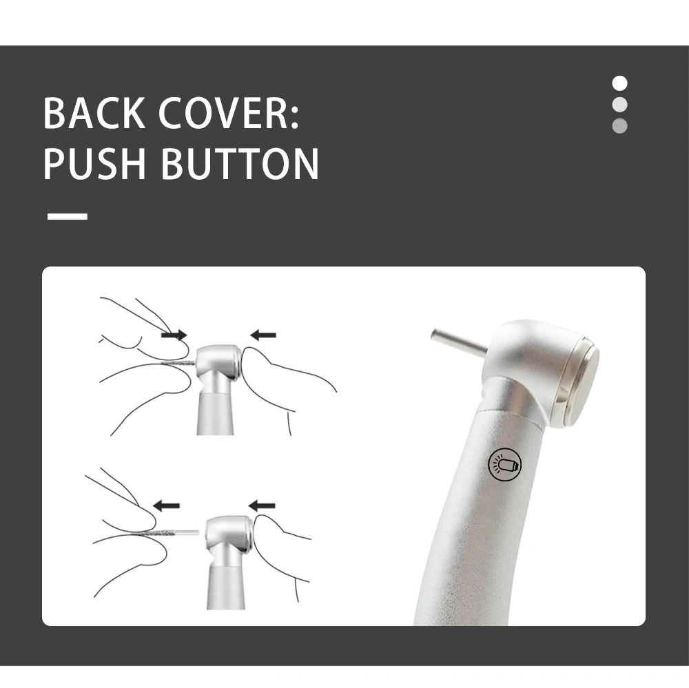 Dental High Speed Hand Piece Led Light Turbine with Ceramic Bearing Turbina Dental Led Handpiece for Kavo Quick Coupling