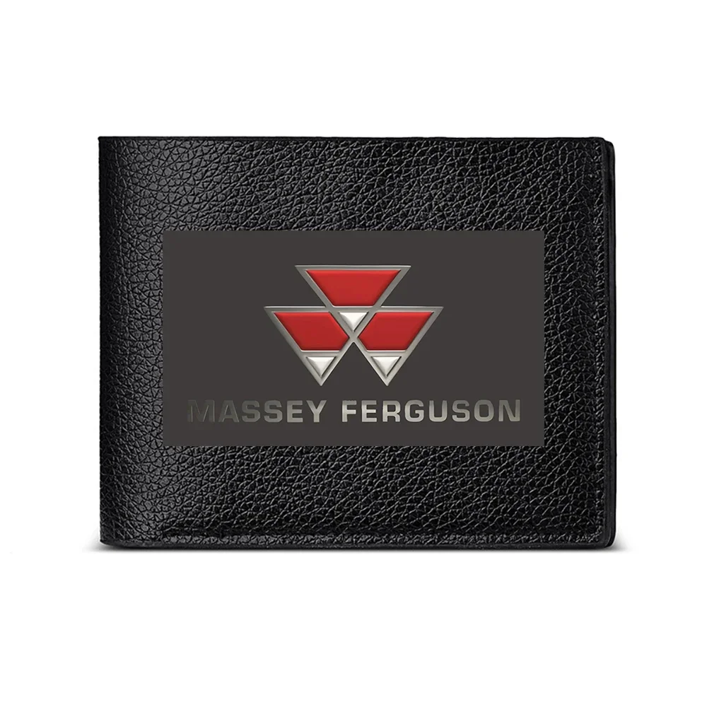 Massey Ferguson Logo Design Men S Wallet Card Holder Casual Business Fashion Print Style Accessory