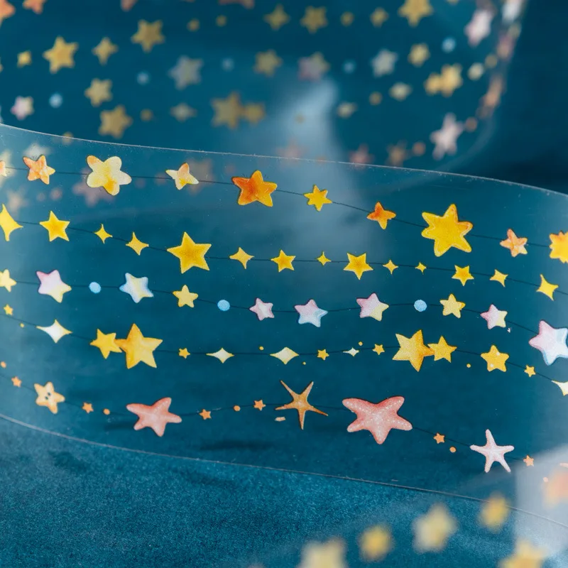 1pcs/1lot Decorative Adhesive Tapes The Curtained Fragments of Light Mask Tape Scrapbooking DIY Paper Japanese Stickers