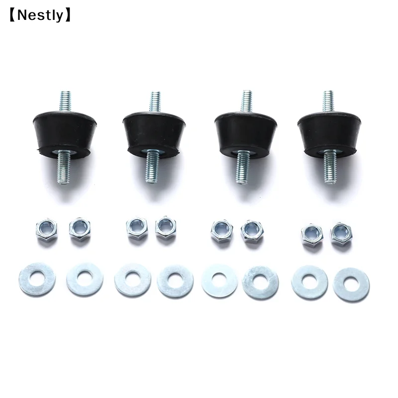 4pcs Anti Vibration Rubber Mount Damper Shock Pad Cushion For Air Conditioning〔Nest〕