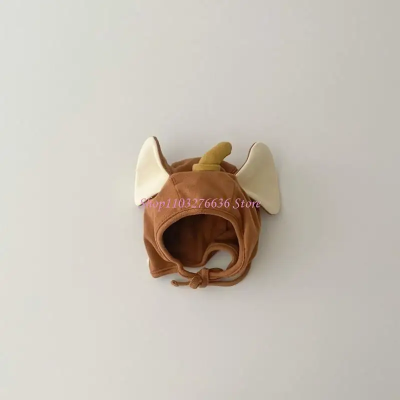 R6FD 2023 NEUE Beanie Hüte Ohrenklappen Baby Cartoon Bonnet Cap Winter Gehörschutz für Baby Kinder 0-12 Monate – Detail 5