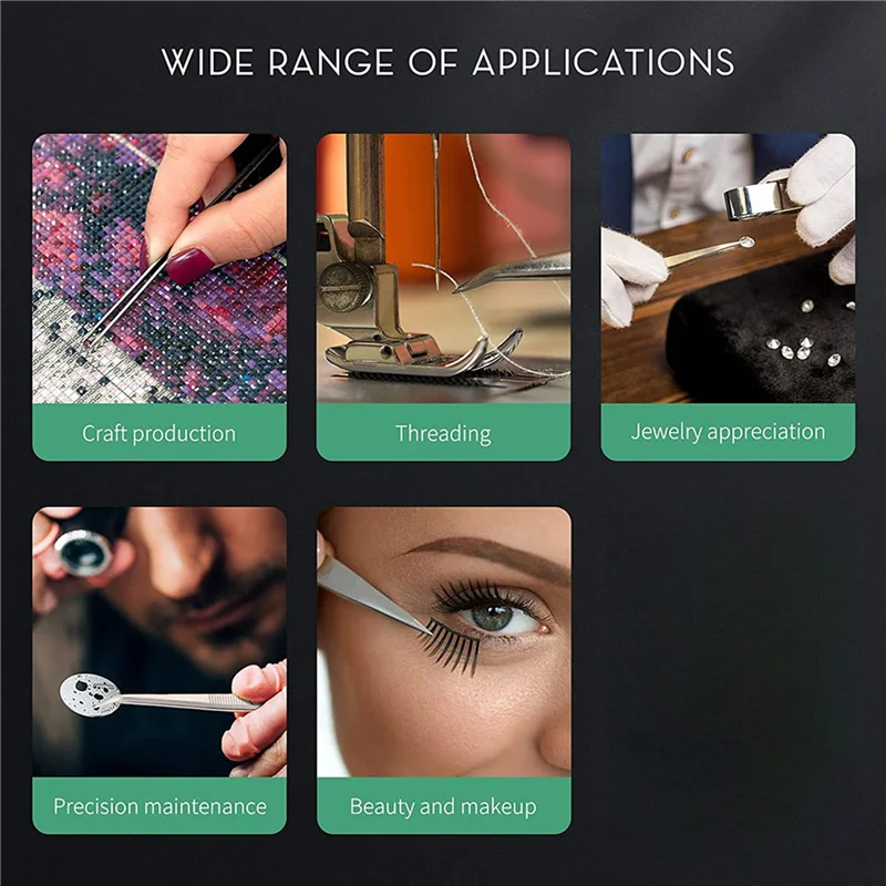 

A47U, 12 шт., прецизионный паяльный пинцет ESD, антистатический промышленный электронный пинцет, набор инструментов для изготовления ювелирных изделий, ремесло