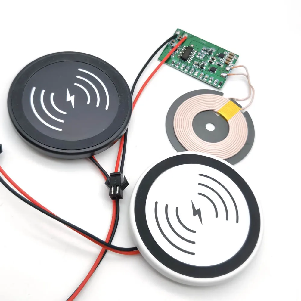 12W Wireless Charger Stand Pad Mobile Phone 12V Fast Charging Station 1.5A for Desk Lamp Wall Lamp Circuit Phone Android Univers