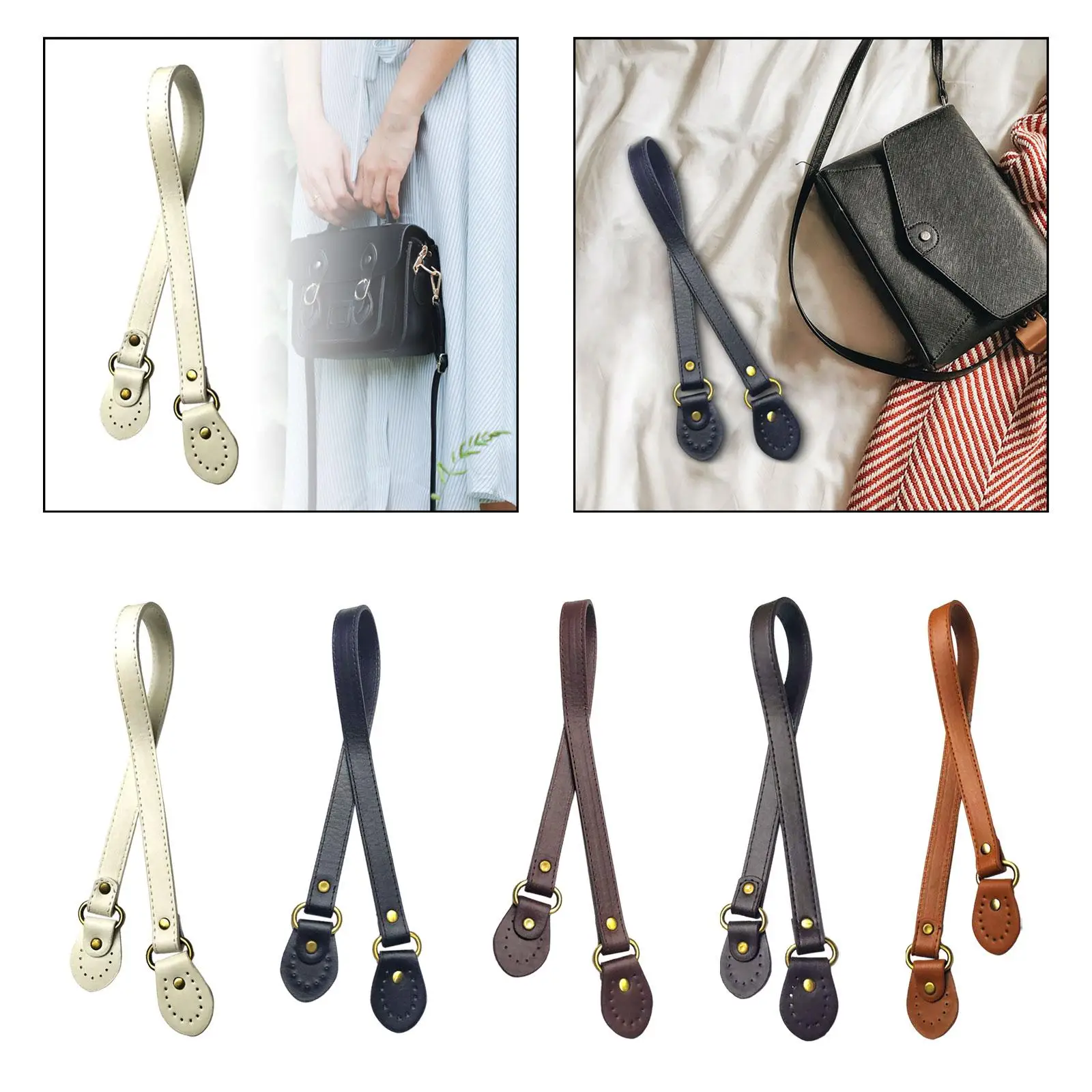 

Сумка из искусственной кожи с ручкой, ремешок с ручкой для вязаной сумки, большая сумка, сделай сам