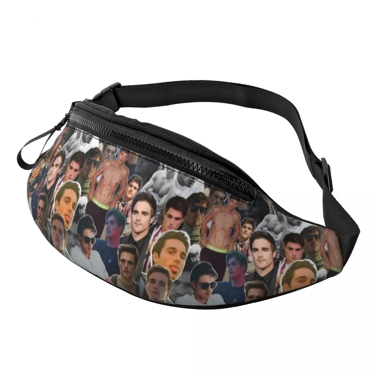 bolsa-de-cintura-com-colagem-jacob-elordi-para-mulheres-e-homens-pochete-crossbody-para-corrida-telefone-dinheiro