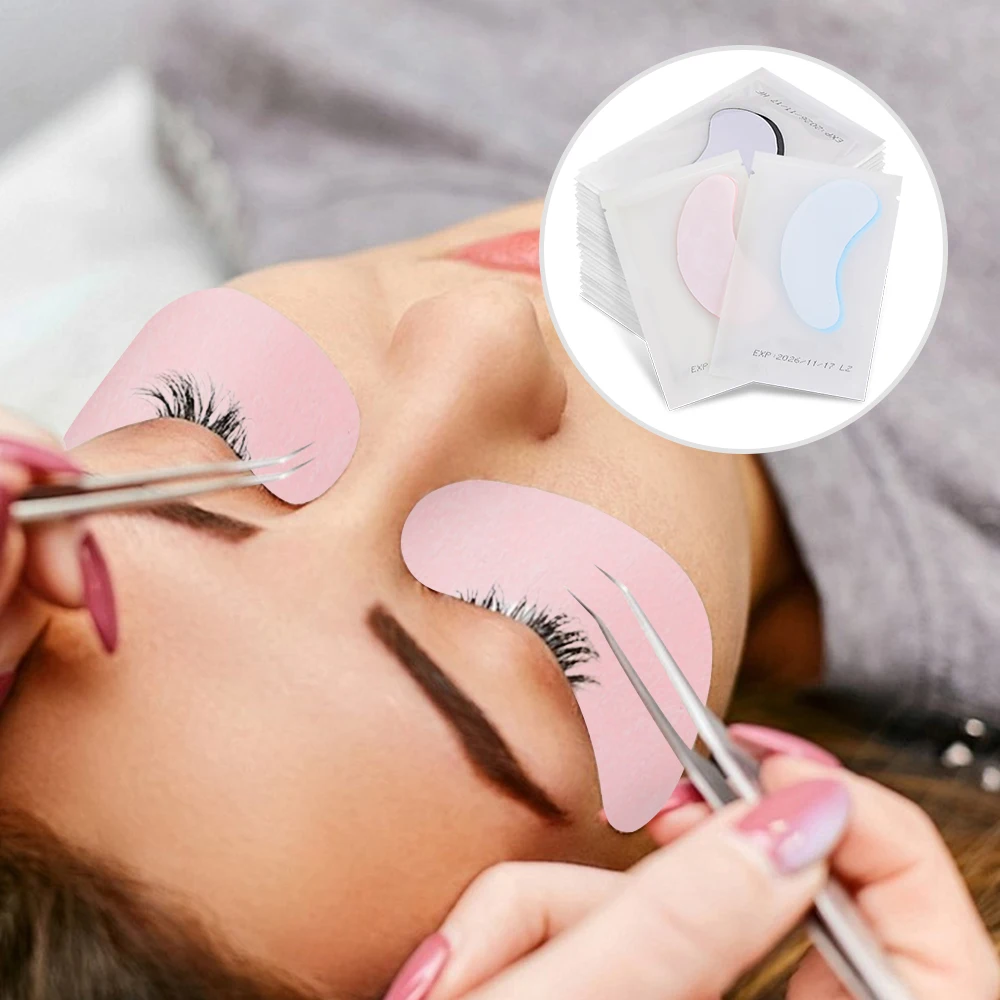 50 paia Idrogel Ciglia Patch Lash Lifting Eye Pad Estensioni Forniture Bende per gli occhi Trucco coreano Estensione delle ciglia Patch