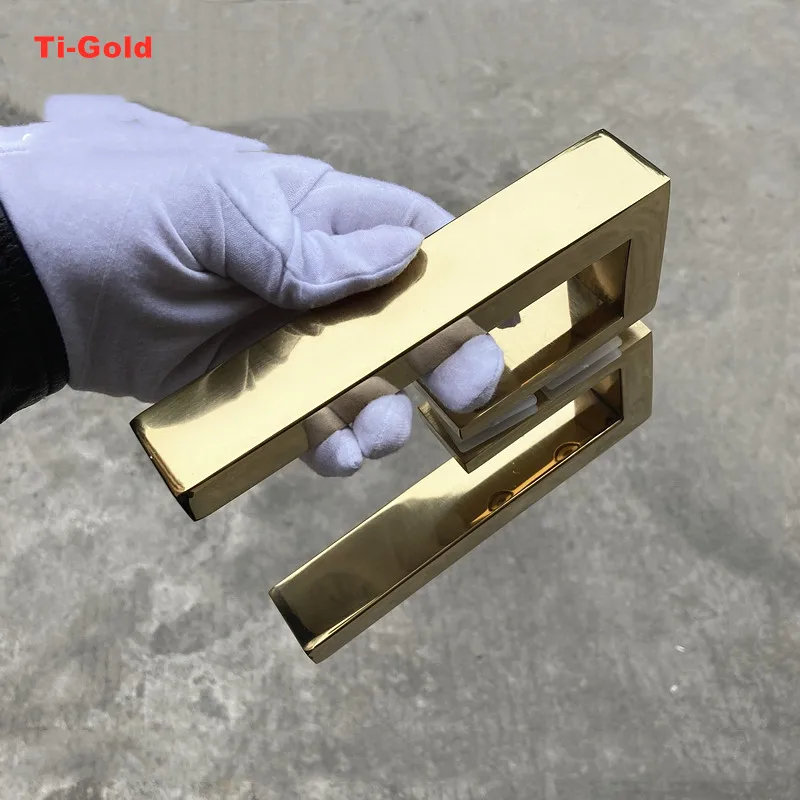 Imagem -04 - Maçaneta de Porta de Vidro de Chuveiro de Madeira Acessórios do Banheiro Sj3046 Aço Inoxidável