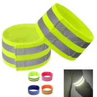 Reflective Bands Arm Belt LED Reflective Light Arm Armband Strap Safety Belt for Night Running Jogging Cycling Wristband