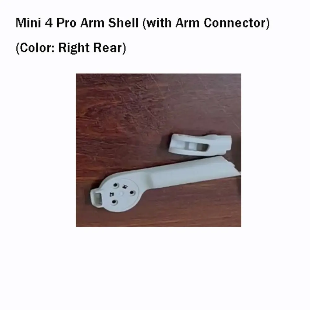 Plastic Original Motor Arm 2-channel White Left Right Front Rear Arm Shaft Repair Parts Full Half Arm Shell For DJI Mini 4 pro