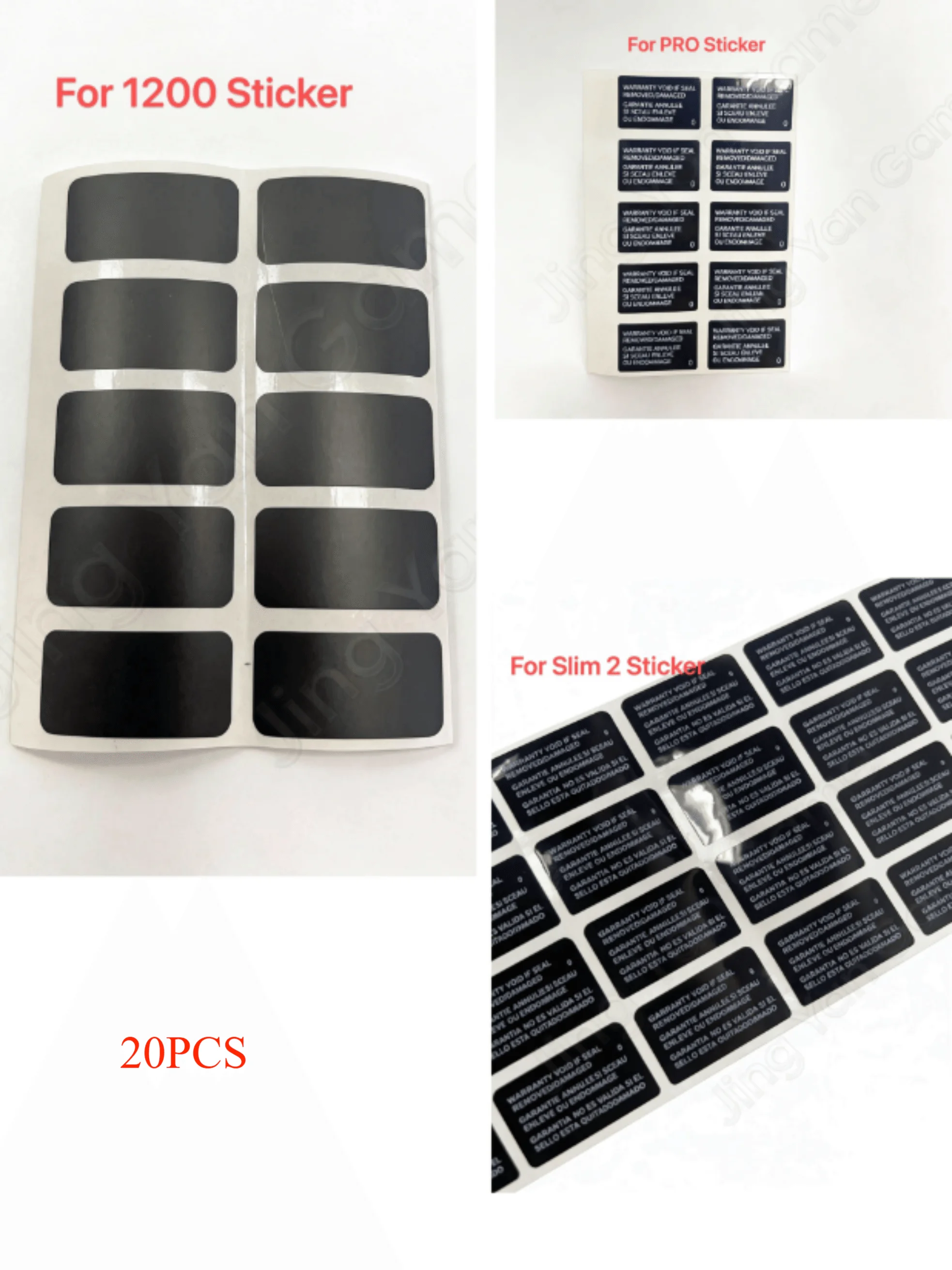 Lot Replacement for Ps4 1000 11XX 1200 20xx Slim Pro Housing Host Warranty Sticker for Ps5 Console Case Shell Label Seal