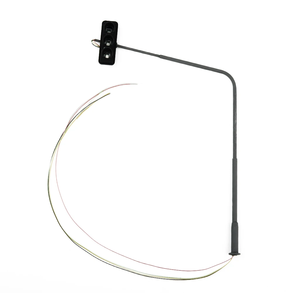 3Pcs Model LED Gauge H0 Traffic Light With Pedestrian Lights And LEDs Vehicle 1:87 Right 9.5cm For Railway And Building Layout