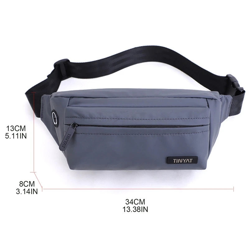 Bolsa cintura feminina cintura náilon bolsa ombro para viagens caminhadas atividades ar livre esporte fanny pack