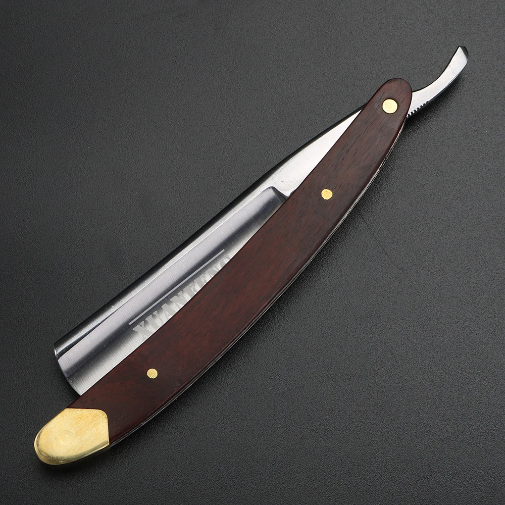 XUAN FENG folding razor with mahogany handle hardened steel high hardness sharp straight razor men\'s razor