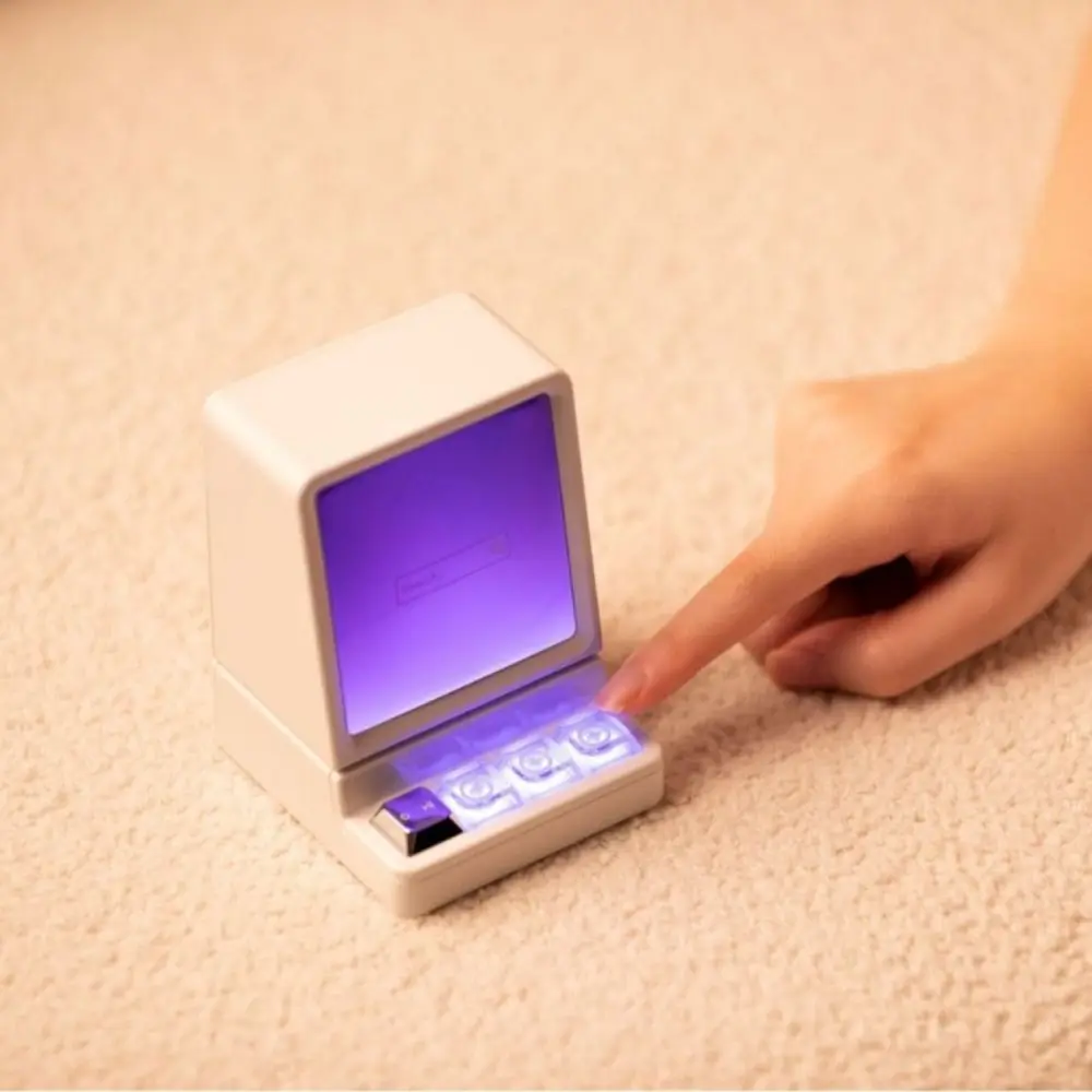 

New Portable Bluetooth Speaker Wireless Multifunctional Retro Style Speaker Classic Computer Styling High-Quality Sound Audio