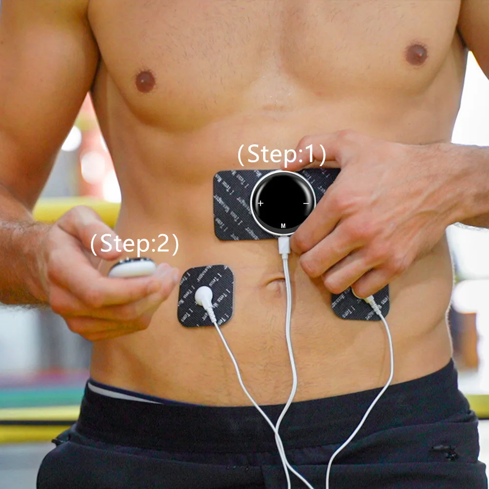 Mini Wireless K5 Tens EMS Unit Muscle Stimulator Ems Body Massage Therapy Massage Tool Tens Electrostimulator 10Mode 39L