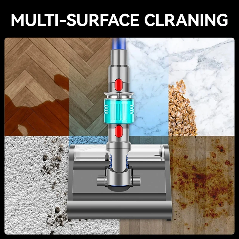 หัวแปรงถูพื้นผ้ากำมะหยี่นุ่มน้ำหนักเบาสำหรับ Dyson V7 V8 V10 V11 V15ชิ้นส่วนเครื่องดูดฝุ่น