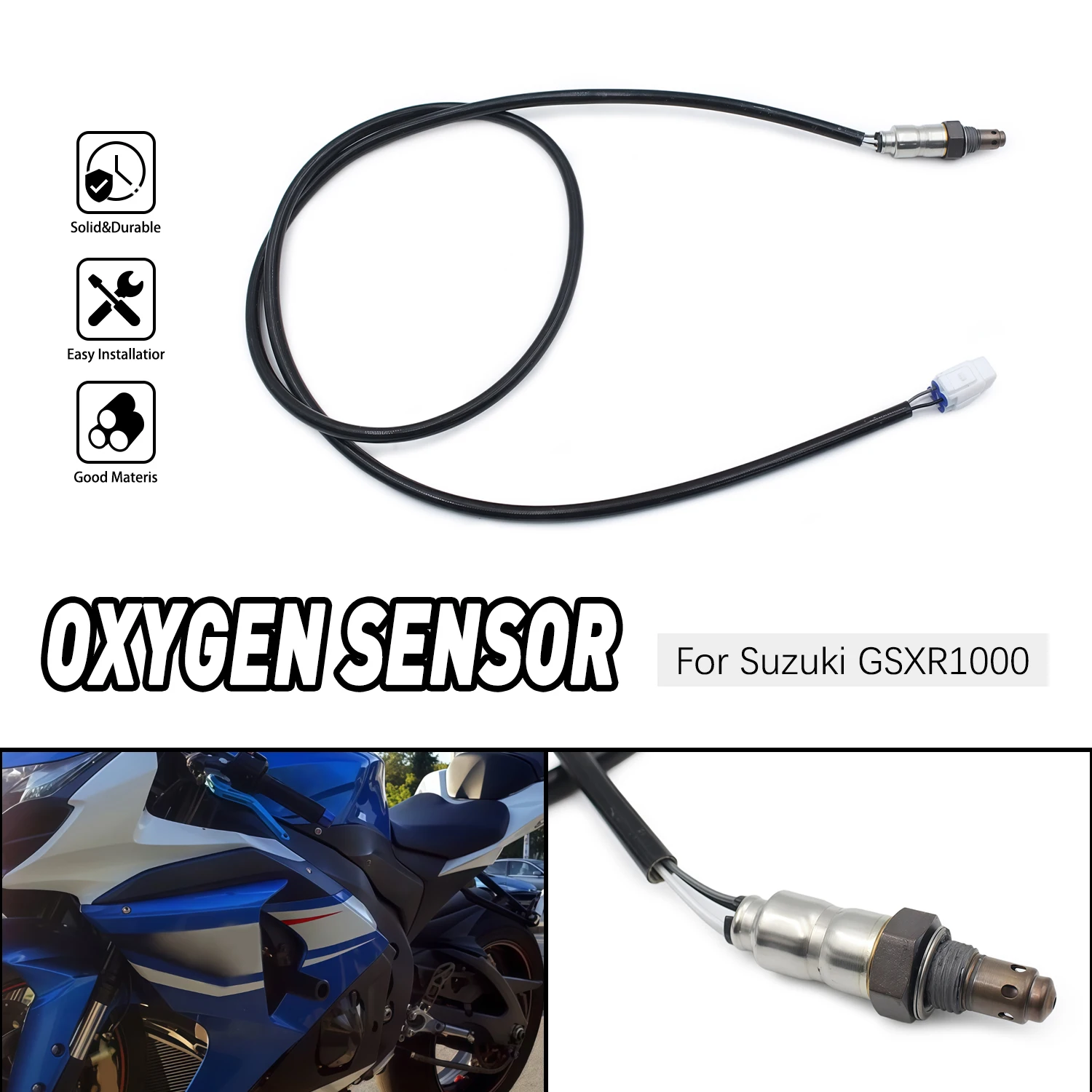 

Motorcycle Parts For For Suzuki Bandit GSXR600 750 1000 Katana 650 GSX650F SFV650 Oxygen Sensor Exhaust 1821318H00