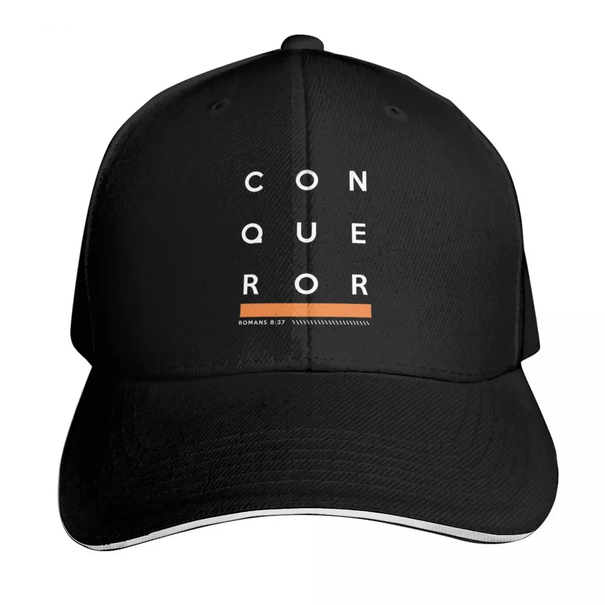 Casquette de baseball CONQUEROR avec verset biblique, nouveau chapeau de soleil, casquette tactique, chapeau grande taille pour hommes, visière de plage pour femmes