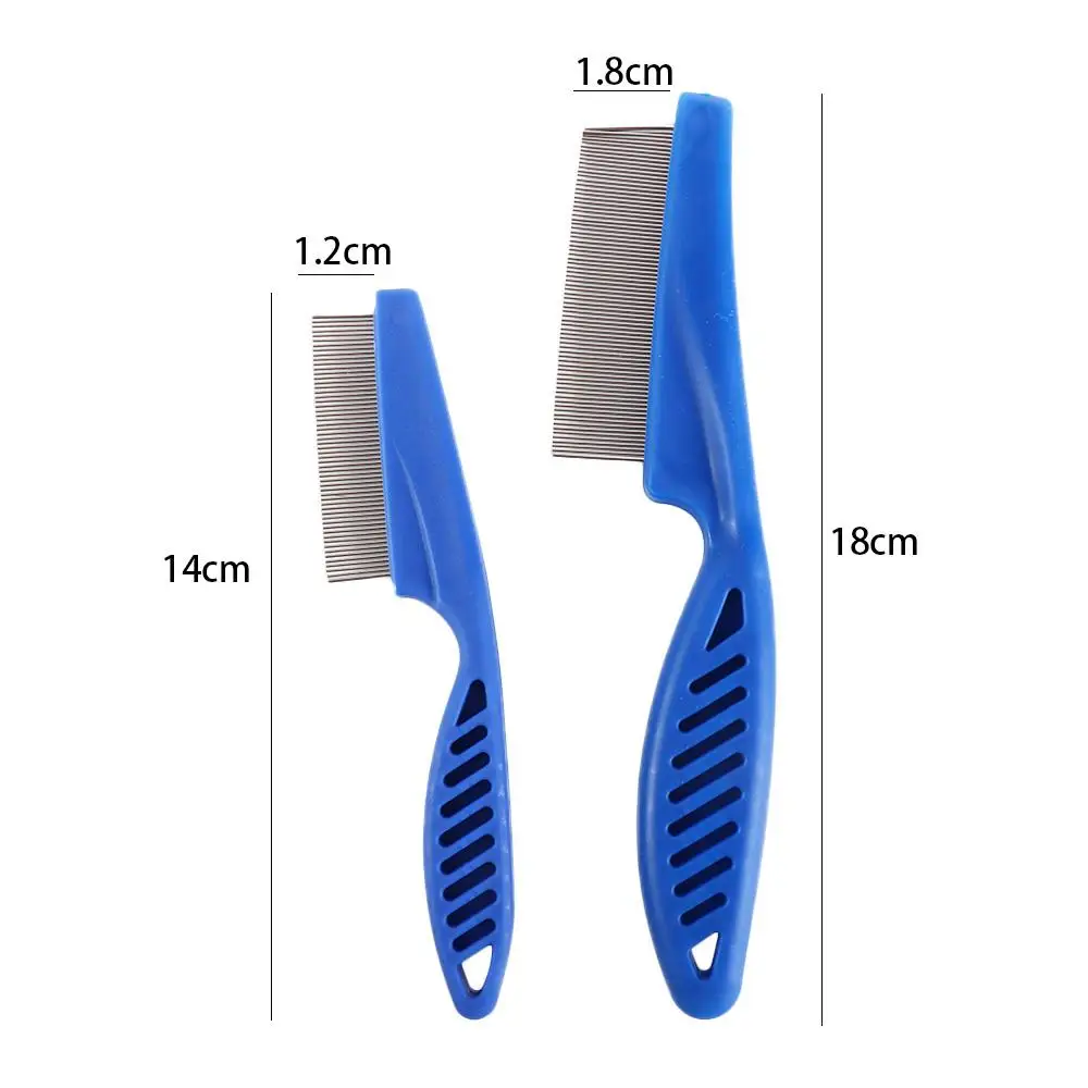 1Pc Dog Grooming Brush Small Pet Hair Remover Flea Comb Shampoo Bath Brush For Dog Cat Hamster Guinea Pig Rabbit Accessories