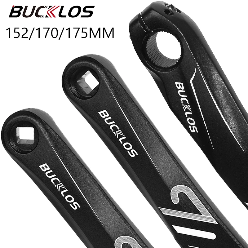 BUCKLOS 152/170/175MM Replacement Bicycle Crank Single Side Road Mountain Bike Cranks Aluminum Bike Left Crank Arm for E-Bike