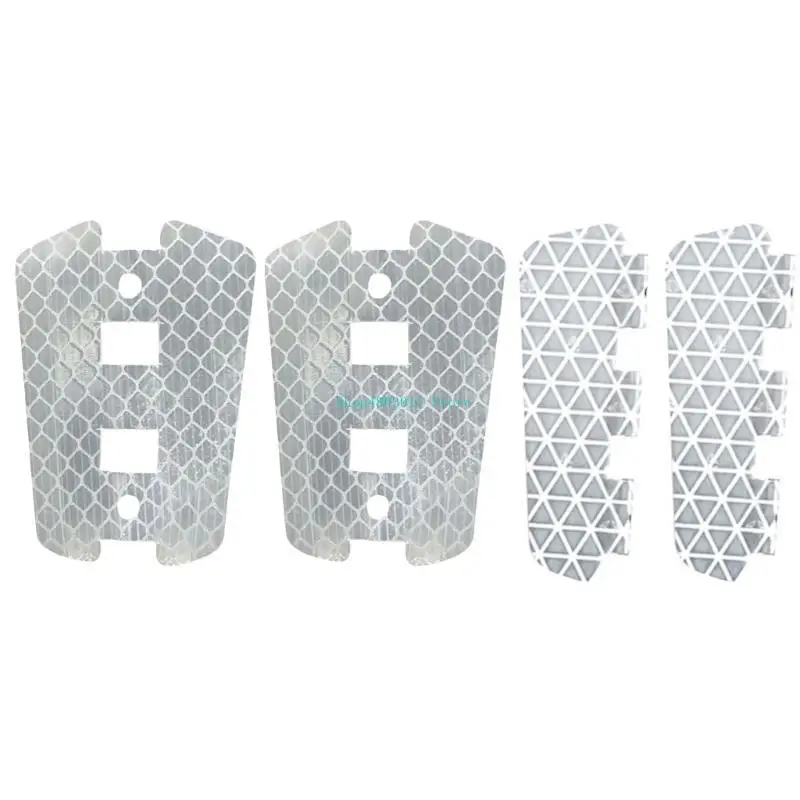 

T3LD 4PCS велосипеды безопасные предупреждения отражающие листовые велосипеды спицы колес